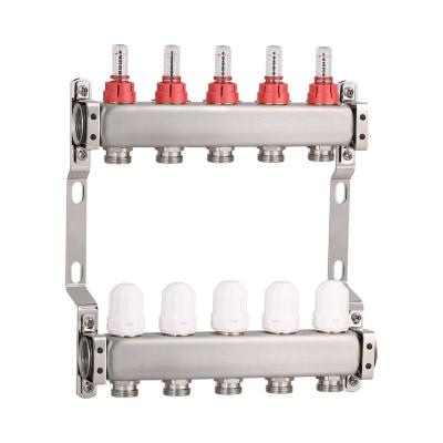 China Modern Dinro Floor Heating Manifold With Central Valve Floor Heating Set for sale