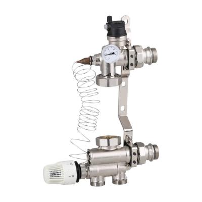 China Dinro New Product Modern Water Mixing Control Center Control Valve Thermostatic Mixing Connection DN25 for sale