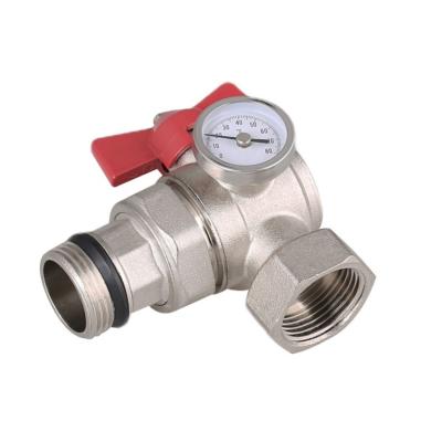 China General wholesale made in china classic low angle ball valve moq brass floor heating room ball valve for sale