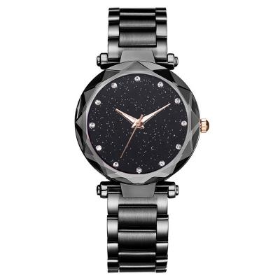 China New fashion TW073 ladies day/date watches classic starry quartz bracelet sky strap colorful steel dress watch for sale