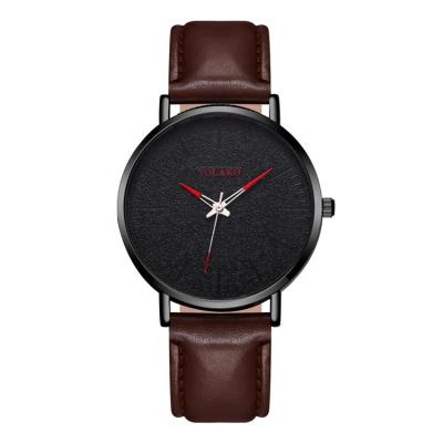 China New Arrival LW357 Brand New Arrival LW357 Brand Day/Date Black Leather Strap Watch Mens Quartz Sports Top Hand Watches reloj mujer for sale