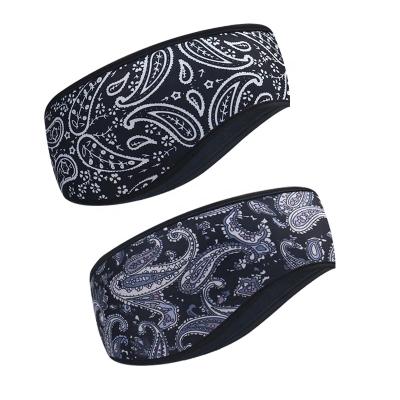 China Wholesale Sporty Sublimation Fleece Winter Sports Warmer Headband For Women And Men for sale