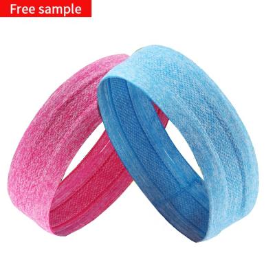 China Sports Customize Designer Fashion Accessories Knitted Hair Band Silicone Non-slip Spa Makeup Spa Girl Elastic Headband for sale