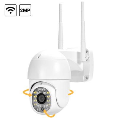 China Human Motion Tracking Wireless Outdoor 1080P Wifi Dome Security CCTV Camera 2MP Surveillance PTZ IP Two Way Audio Camera for sale