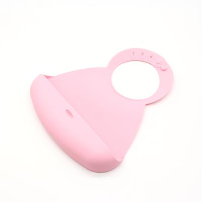 China Wholesale Factory Price Bpa Free Food Catcher Silicon Baby Bib for sale