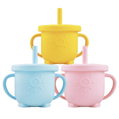 China Bpa Free Silicone Sippy Cup Portable Spout Bpa Free Suppliers China for sale