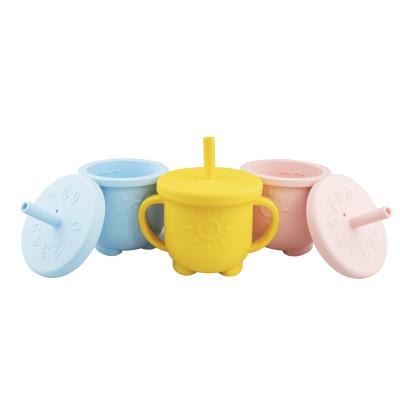 China BPA Free Wholesale Cheap Price Custom Food Grade Straw Baby Cup Silicone for sale