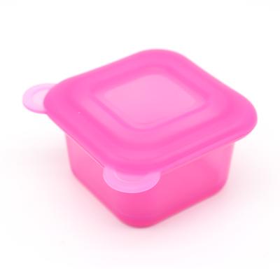 China BPA Free Wholesale Cheap Price Food Grade Silicon Baby Food Box for sale