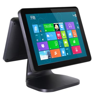 China China Best A5D Aluminum Aluminum Alloy All In One Touch Screen POS High End Dual Screen POS Black Or White For Choose for sale