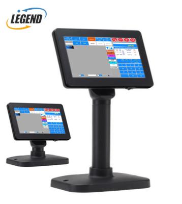 China Indoor All In One POS System USB Port 8 Inch LED Display VFD Customer Display for sale