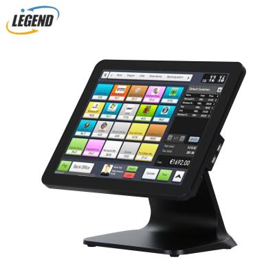 China Business 15 Inch All In One POS Touch Screen / Cash Register System With 80mm Thermal Printer for sale