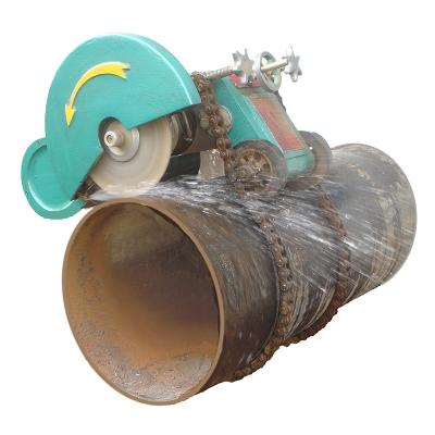 China Pipe Cutting WDG4-1 Model AC Cast Ductile Iron Pipe Electric Chain Type Pipe Cutting Machine for sale