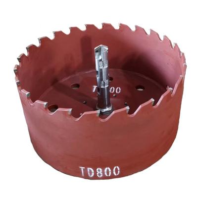 China TD800 Hard Alloy Steel Tapping Or Hot Plugging Hot Tapping Cutter With Good Clamping Driver Bit for sale