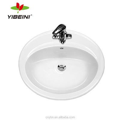 China Ceramic Sanitary Ware Bathroom Hand Wash Basin Eco - Friendly for sale