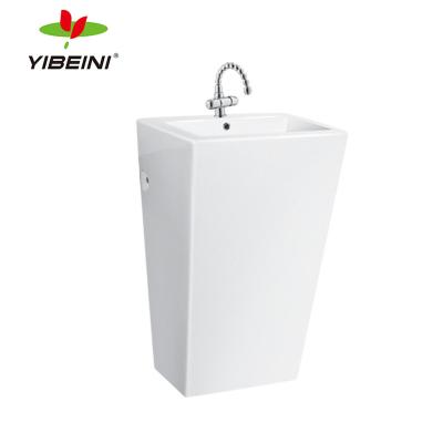 China Chaozhou Modern Ceramic Sanitary Ware Bathroom Wash Pedestal Sink for sale