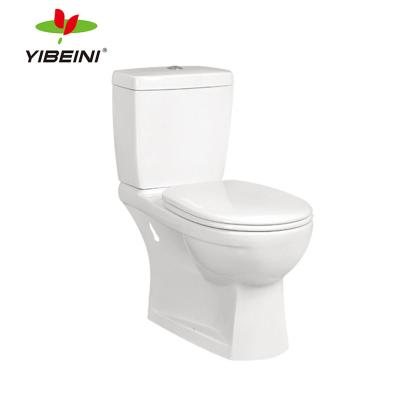 China Double-Flux Porcelain Sanitary Ware Bathroom Set Ceramic Washdown Two Piece Toilet for sale