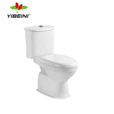 China Double-Flow Ceramic Sanitary Ware WC Two Piece Toilet for sale