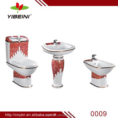 China Double-flow Chaozhou Sanitary Ware Ceramic Bathroom Decorative Two Piece Toilet for sale