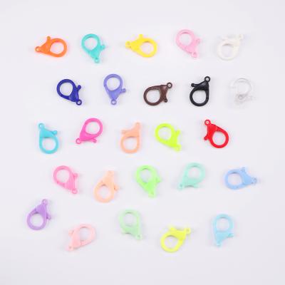 China Environmental Friendly Acrylic Swivel Lobster Clasp Clips Snap Hooks Necklace Snaps Plastic Colorful Lobster Clasp Lobster Clasp for sale