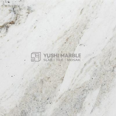 China Modern Yushi China Polished Galaxy Series 18mm Honed Frozen White Natural 20mm Marble Stone Tiles for sale