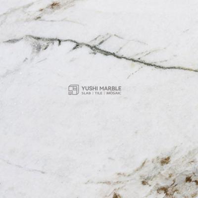 China Modern Polished Honed Galaxy Series 18mm Frozen White Natural 20mm Marble Slab For Wardrobe Wall for sale