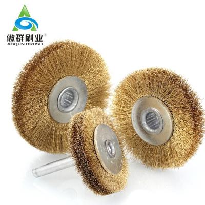 China Steel wire brush cleaning equipment and industrial brush wheel brush for sale