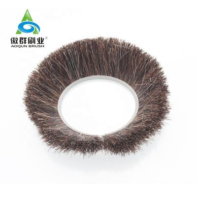 China Commercial Dusting Brush Horse Hair Insert Dusting Brush Stiffened Floor Brush Bristles for sale