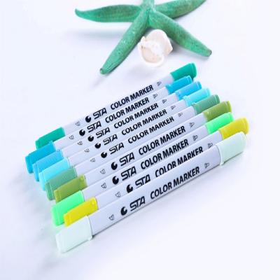 China Writing. Wholesale Advertising.Promotion.Gift STA DIY Water Color Pen Education Drawing Fast Dry Watercolor Paint Marker Pens For Kids for sale