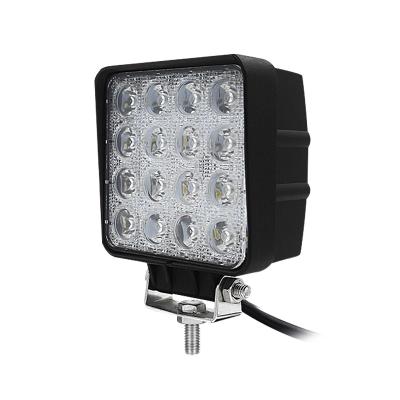 China Aluminum Most Popular Good Quality Tractor Led Work Skylight Made Led Work Square Light for sale