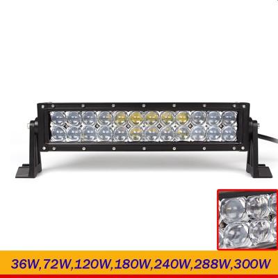 China aluminum profile 6063 high power quality guaranteed 12 volt 4x4 120w offroad 126W 240W 288W 300w led light bars for sale