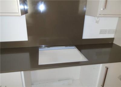 China Kitchen or Bathroom Engineered Stone Countertops with Quartz Rocks Eco-friendly for sale