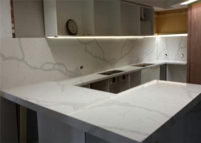 China Artificial Quartz Rock Engineered Quartz Stone Bench Tops / Solid Surface Countertops Material for sale