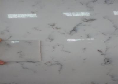 China OEM Marble Looking Custom Quartz Countertops Quartz Stone For Kitchen or Bathroom Vanity Top for sale