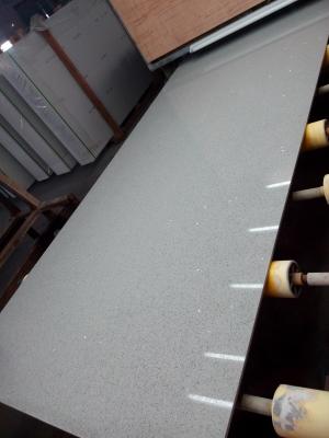 Chine Pierre faite sur commande de carrelages de quartz de noir de taille pour des projets commerciaux à vendre