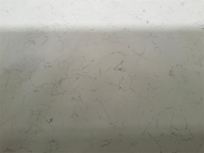 China White Carrara Quartz Stunning Vein Design For Commercial Projects 3200mm x 1600mm for sale