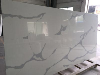 China Natural Design Calacatta Quartz Stone Slabs Used In Bathroom / Kitchen Countertops for sale