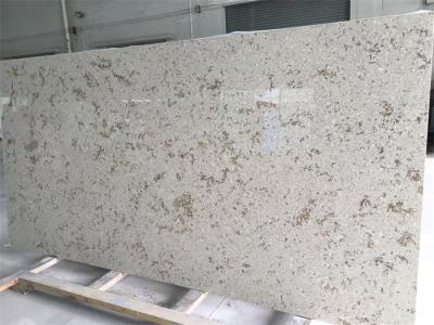 China Customerized Artificial Quartz Stone Countertops Hard Surface Scratch Resistance for sale