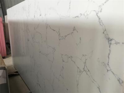 China Calacatta Quartz Solid Surface Worktops Slabs For Floor Tiles , Engineered Quartz Sheet for sale