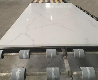 China High Glossy Building Materials Solid Surface Vanity Tops Quartz Stunning Natural Vein for sale