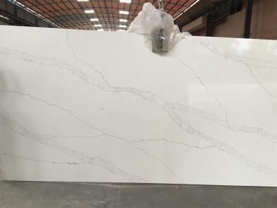 Κίνα Countertops κουζινών ακρών χαλαζία του Maximus Calacatta τεράστια πέτρινη τοποθετημένη σε στρώματα πλάκες αμερικανική αγορά που προτιμάται προς πώληση