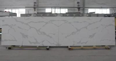 China Large Calacatta Artificial Quartz Kitchen Countertops 3000 mm X 1400 mm Low Water Absorption for sale