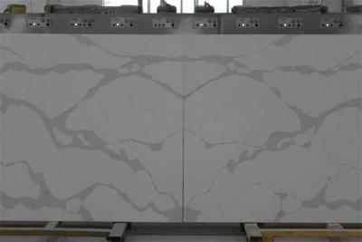 China Calacatta Marble Pattern Quartz Kitchen Worktops / Engineered Stone Countertops for sale