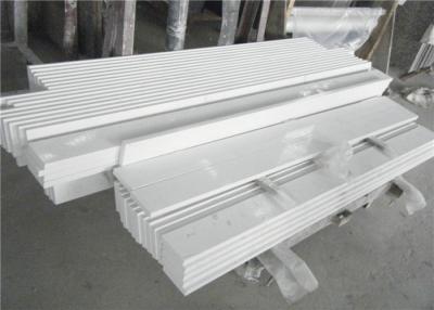 China Custom White Artificial Quartz Stone Window Sills Scratch Resistant and Eco-friendly for sale