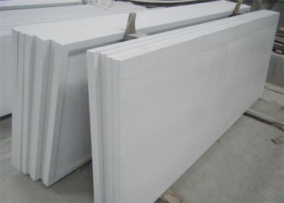 China White Mirror Home Engineered Quartz Worktops , Stone Sheet Counter Top Material for sale