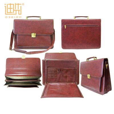 China For Promotional Custom Avocado Briefcase PU Leather Briefcases for sale