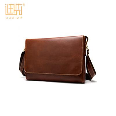 China New 2020 shoulder bag mad horse hide bag men leather soft briefcase for wholesale for sale