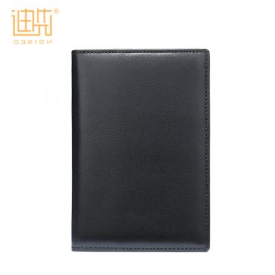 China 100% Custom Made Genuine Cow Leather Passport Holder Passport Cover Case Travel Leather Wallets With Card Holder For Men for sale