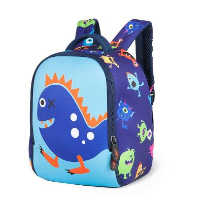 China Lightweight Uek Toddler Kids Cartoon Monster Shoulder Bag Original Design Waterproof Baby Backpack for sale