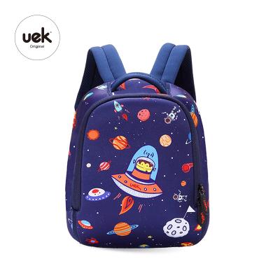 China Waterproof UEK Kids School Special High Quality Waterproof Backpack Cute Cartoon Design Bag For Girl for sale