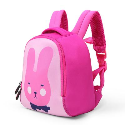 China Waterproof Uek Kids School Bag Small Girls Kids Backpack Korean Style Bunny Fashion Shoulder Bag for sale